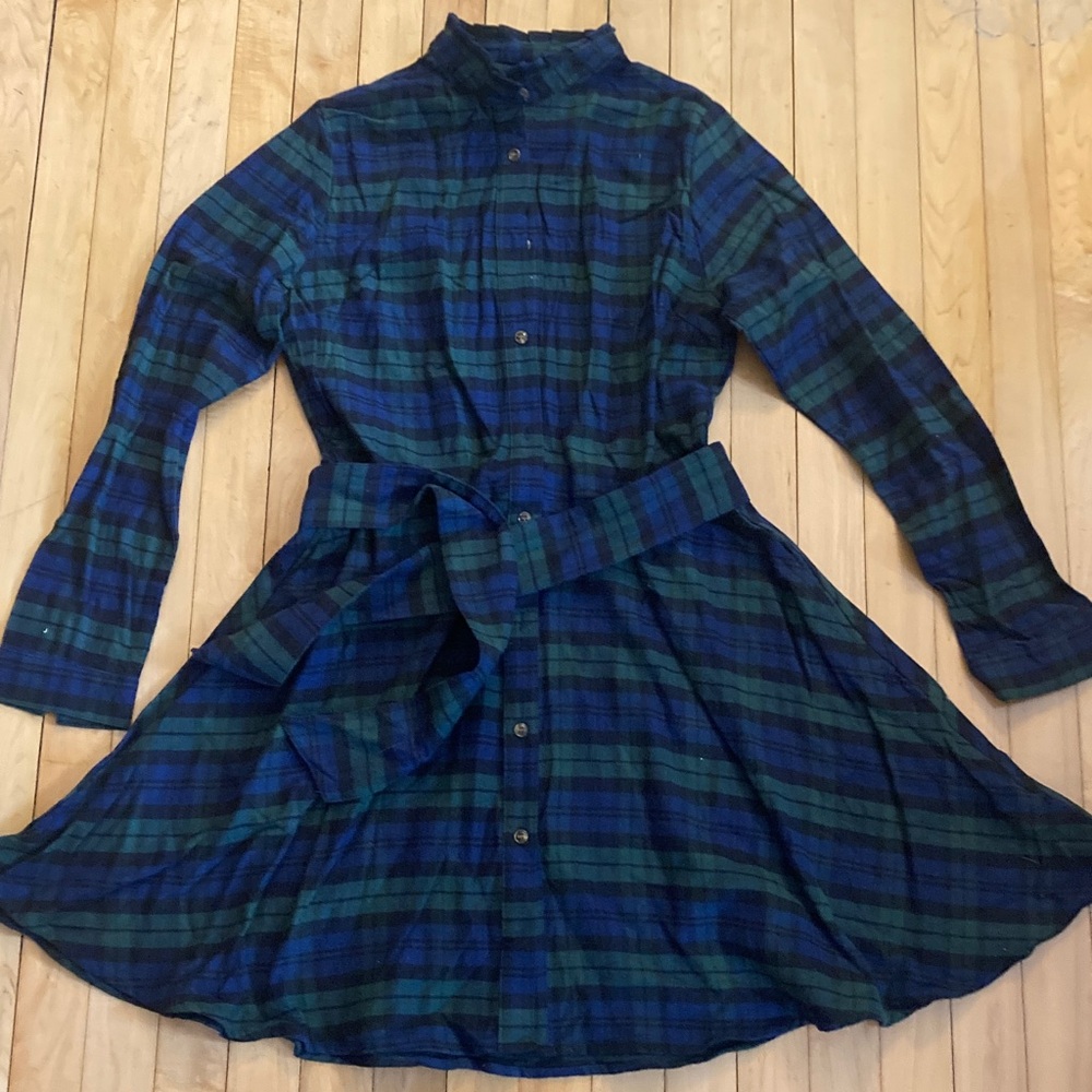 Kiel James Patrick Cabin Flannel - Blue and Green